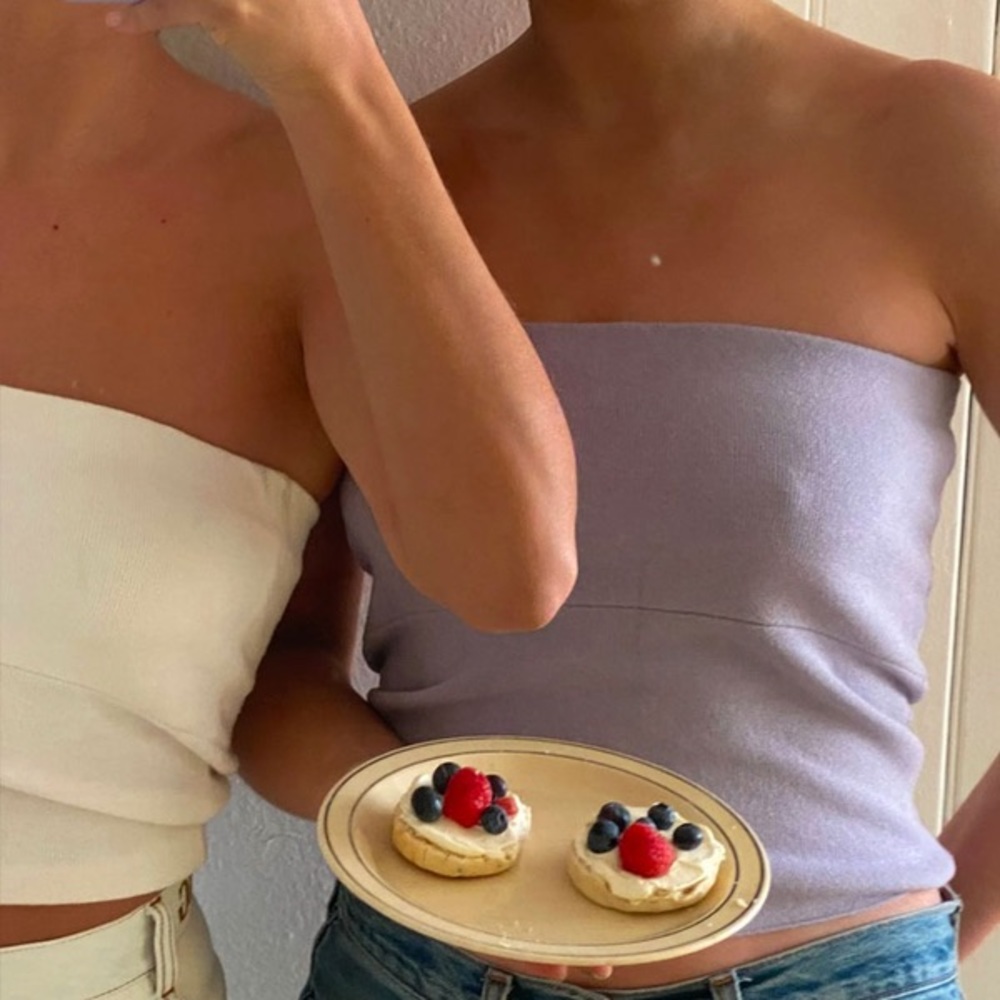 Djerf Avenue Lavender tube top